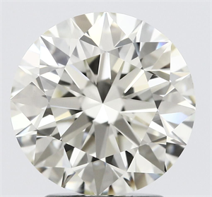 Picture of Natural Diamond 2.51 Carats, Round with Excellent Cut, J Color, VVS2 Clarity and Certified by IGI