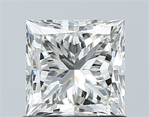 Picture of Natural Diamond 1.03 Carats, Princess with  Cut, I Color, VS1 Clarity and Certified by GIA