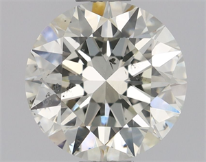 Picture of Natural Diamond 0.80 Carats, Round with Excellent Cut, L Color, SI2 Clarity and Certified by GIA