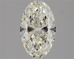 Picture of Natural Diamond 1.90 Carats, Oval with  Cut, K Color, SI2 Clarity and Certified by GIA