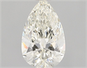 Natural Diamond 0.53 Carats, Pear with  Cut, J Color, VVS1 Clarity and Certified by GIA