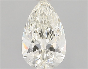 Picture of Natural Diamond 0.53 Carats, Pear with  Cut, J Color, VVS1 Clarity and Certified by GIA