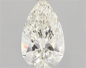 Picture of Natural Diamond 0.53 Carats, Pear with  Cut, J Color, VVS1 Clarity and Certified by GIA