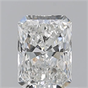 Natural Diamond 0.70 Carats, Radiant with  Cut, G Color, VVS2 Clarity and Certified by GIA