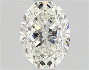 Picture of Natural Diamond 0.53 Carats, Oval with  Cut, I Color, VVS1 Clarity and Certified by GIA