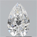 Natural Diamond 0.71 Carats, Pear with  Cut, E Color, IF Clarity and Certified by GIA