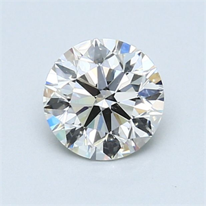 Foto Diamante Natural 0.90 quilates, Redondo , Color H, claridad SI2 y certificado GIA de