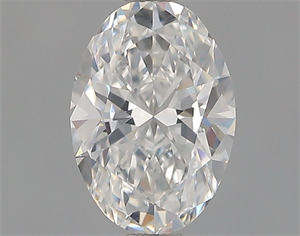 Foto Diamante Natural 0.41 quilates, Ovalado , Color E, claridad VS1 y certificado GIA de