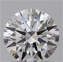 Lab Grown Diamond 0.73 Carats, Round with Ideal Cut, D Color, VVS1 Clarity and Certified by IGI