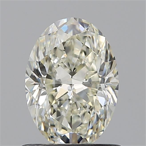 Foto Diamante Natural 0.74 quilates, Ovalado , Color K, claridad SI1 y certificado GIA de