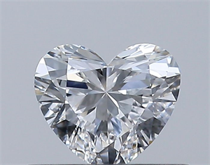 Picture of Natural Diamond 0.35 Carats, Heart with  Cut, E Color, VS1 Clarity and Certified by GIA