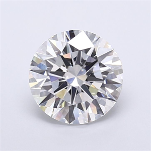 Picture of Lab Grown Diamond 5.02 Carats, Round with Ideal Cut, D Color, VVS1 Clarity and Certified by IGI