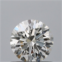 Diamante Natural 0.59 quilates, Redondo , Color H, claridad VVS2 y certificado IGI