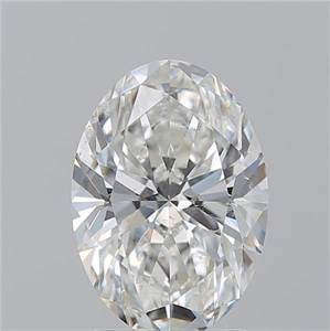 Picture of Natural Diamond 2.52 Carats, Oval with  Cut, G Color, SI2 Clarity and Certified by GIA