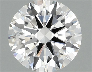 Picture of Lab Grown Diamond 0.99 Carats, Round with Ideal Cut, E Color, VVS2 Clarity and Certified by IGI