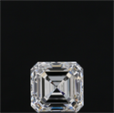 Diamante Natural 2.68 quilates, Asscher , Color G, claridad VS1 y certificado GIA