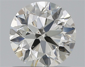 Picture of Natural Diamond 0.80 Carats, Round with Excellent Cut, I Color, VS1 Clarity and Certified by GIA
