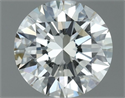 Natural Diamond 0.50 Carats, Round with Excellent Cut, K Color, VVS2 Clarity and Certified by GIA