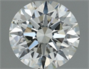 Natural Diamond 0.70 Carats, Round with Excellent Cut, J Color, VS2 Clarity and Certified by IGI