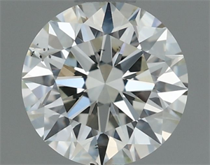 Picture of Natural Diamond 0.70 Carats, Round with Excellent Cut, J Color, VS2 Clarity and Certified by IGI