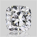 Diamante Natural 1.01 quilates, Del cojín , Color F, claridad VVS2 y certificado GIA