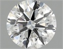 Lab Grown Diamond 1.05 Carats, Round with Excellent Cut, E Color, VVS2 Clarity and Certified by IGI