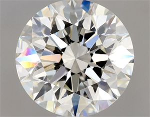 Picture of Natural Diamond 1.00 Carats, Round with Excellent Cut, J Color, VVS2 Clarity and Certified by GIA
