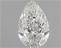 Natural Diamond 0.70 Carats, Pear with  Cut, G Color, VS2 Clarity and Certified by GIA