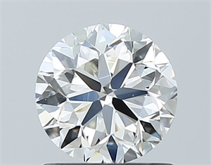 Picture of Natural Diamond 0.90 Carats, Round with Very Good Cut, H Color, VS1 Clarity and Certified by GIA