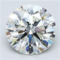 Diamante Natural 4.17 quilates, Redondo , Color I, claridad VVS1 y certificado GIA