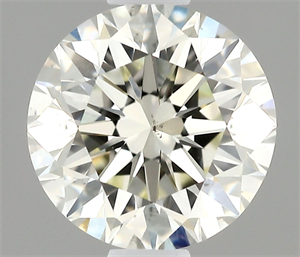 Picture of Natural Diamond 0.71 Carats, Round with Excellent Cut, J Color, VS2 Clarity and Certified by IGI