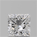 Natural Diamond 1.20 Carats, Princess with  Cut, E Color, VS2 Clarity and Certified by GIA
