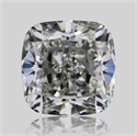 Natural Diamond 1.01 Carats, Cushion with  Cut, J Color, SI1 Clarity and Certified by GIA