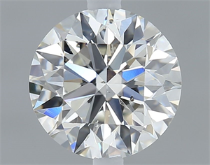 Picture of Natural Diamond 0.80 Carats, Round with Excellent Cut, H Color, SI1 Clarity and Certified by GIA