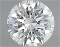 Natural Diamond 0.51 Carats, Round with Excellent Cut, H Color, SI1 Clarity and Certified by GIA