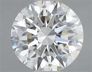 Picture of Natural Diamond 0.51 Carats, Round with Excellent Cut, H Color, SI1 Clarity and Certified by GIA