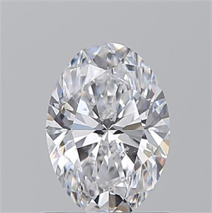 Picture of Natural Diamond 0.90 Carats, Oval with  Cut, D Color, SI1 Clarity and Certified by GIA