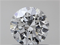 Natural Diamond 0.41 Carats, Round with Excellent Cut, D Color, SI2 Clarity and Certified by GIA