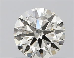 Picture of Natural Diamond 0.52 Carats, Round with Excellent Cut, I Color, VVS2 Clarity and Certified by IGI