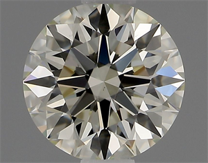 Picture of Natural Diamond 0.71 Carats, Round with Excellent Cut, K Color, VVS2 Clarity and Certified by IGI