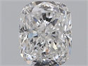 Natural Diamond 1.01 Carats, Cushion with  Cut, E Color, VS2 Clarity and Certified by GIA