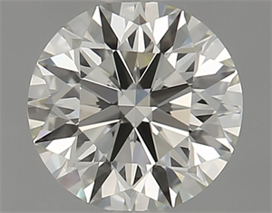 Picture of Natural Diamond 0.57 Carats, Round with Excellent Cut, M Color, VVS1 Clarity and Certified by GIA
