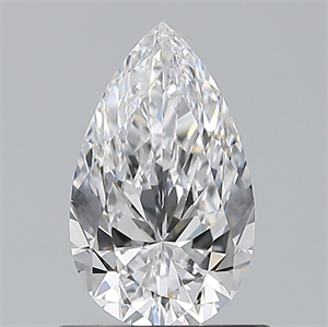 Picture of Natural Diamond 0.82 Carats, Pear with  Cut, D Color, VS2 Clarity and Certified by GIA