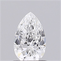 Diamante Natural 0.41 quilates, De pera , Color F, claridad VS2 y certificado GIA