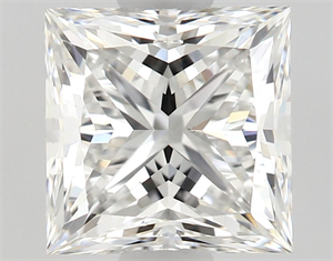 Picture of Natural Diamond 0.80 Carats, Princess with  Cut, F Color, VS1 Clarity and Certified by GIA