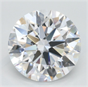 Lab Grown Diamond 4.36 Carats, Round with Excellent Cut, D Color, VVS1 Clarity and Certified by GIA