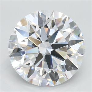 Picture of Lab Grown Diamond 4.36 Carats, Round with Excellent Cut, D Color, VVS1 Clarity and Certified by GIA
