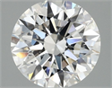 Del inventario de diamantes de laboratorio, 2.09 quilates, Redondo , Color E, claridad VS1 y certificado IGI