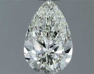 Picture of Natural Diamond 0.60 Carats, Pear with  Cut, H Color, VVS2 Clarity and Certified by IGI
