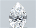 Natural Diamond 0.75 Carats, Pear with  Cut, D Color, VS1 Clarity and Certified by GIA